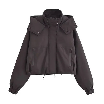 Hooded jacket and cotton jacket