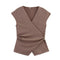 Dark Brown Top