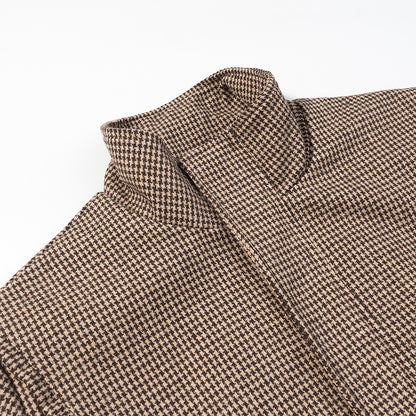 Plaid pilot jacket