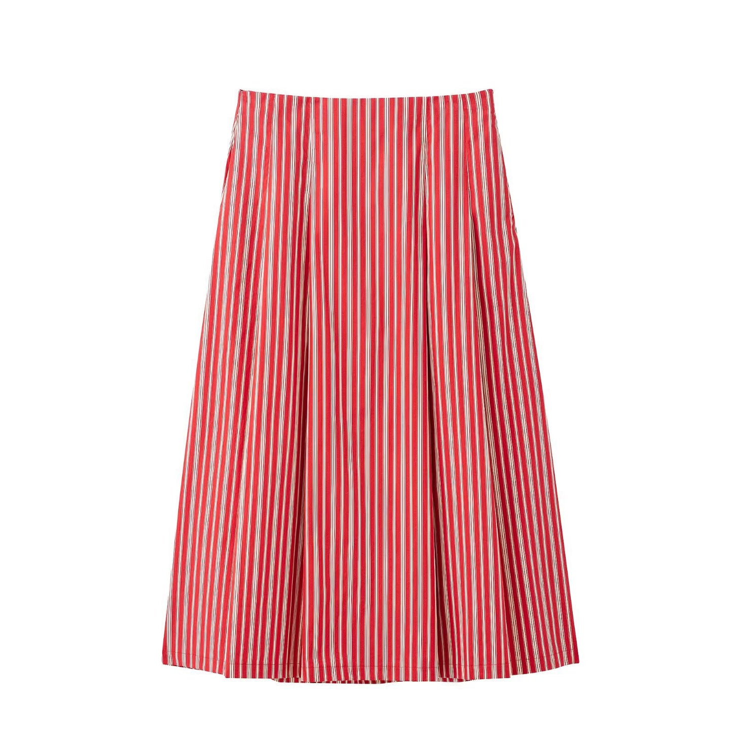 Fashion striped top+mini skirt set