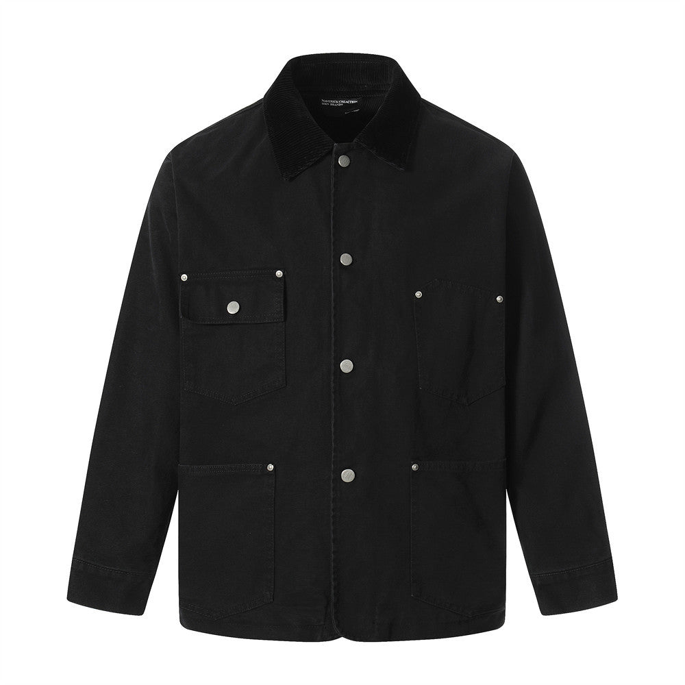 Multi pocket workwear jacket