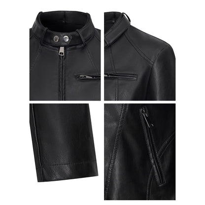 Slim zipper jacket jacket