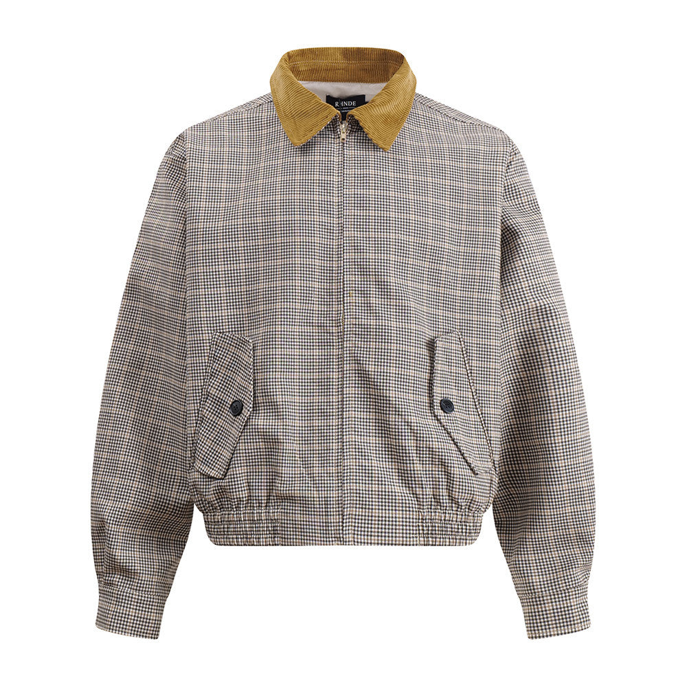 Plaid jacket workwear jacket