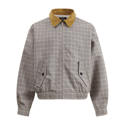 Plaid jacket workwear jacket