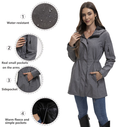Hooded multi pocket jacket