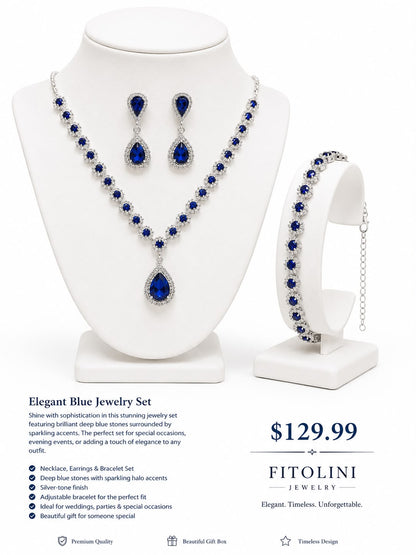 Fitolini Royal Sapphire Elegance Set