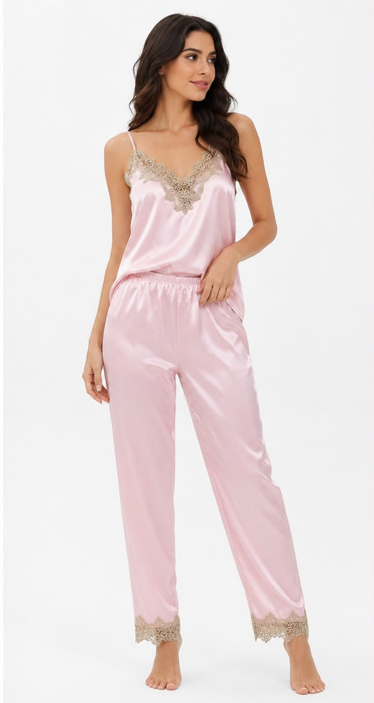 Fitolini 3-Piece Satin Lounge Set