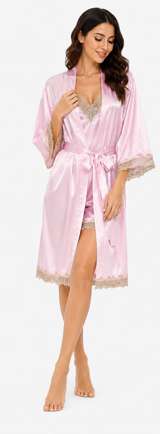 Fitolini Satin Robe
