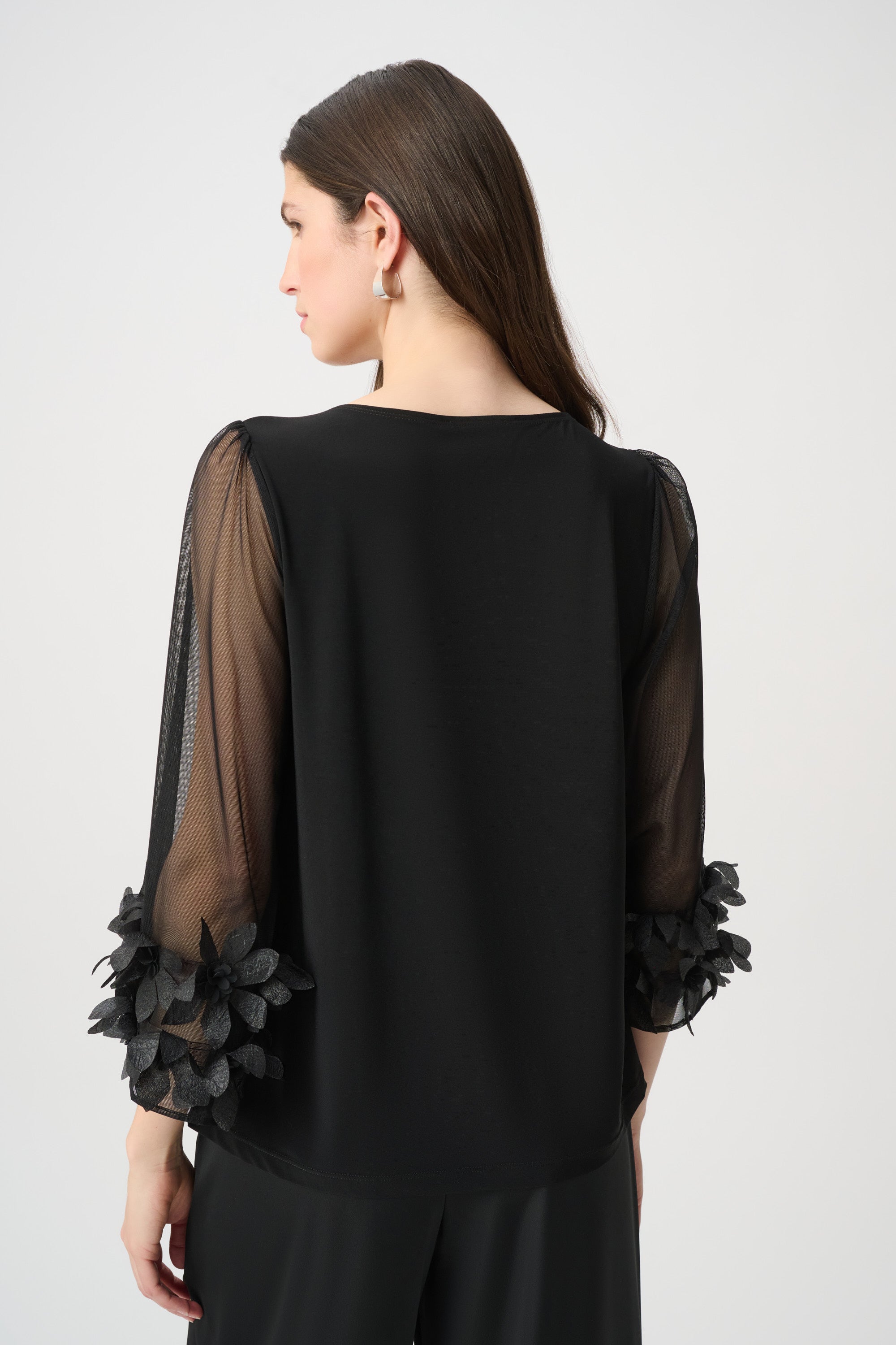 Embellished Bell Sleeve Top Style 264189