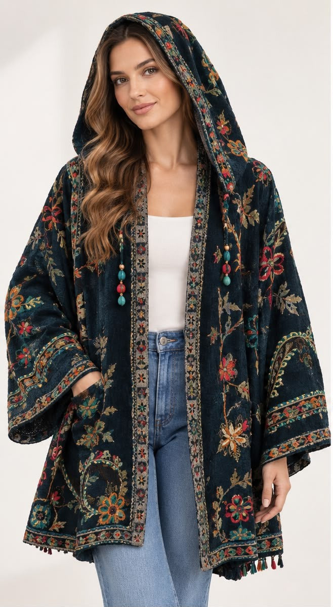 BABA Gola 100% Wool Hooded Jacket #18