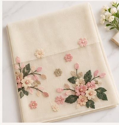 Fitolini Embroidered Scarf