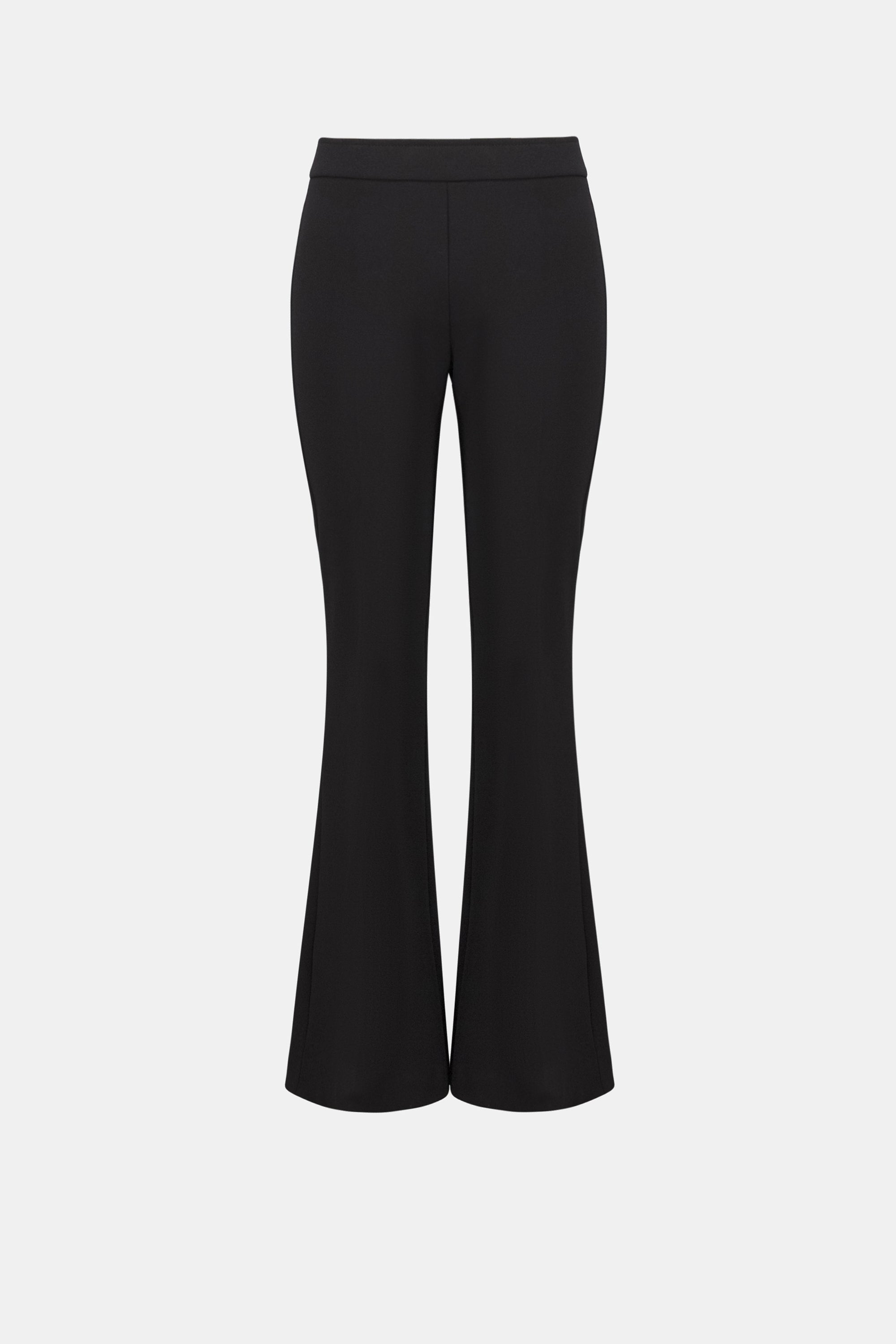 Scuba Crepe Flared Pull-On Pants # 263234