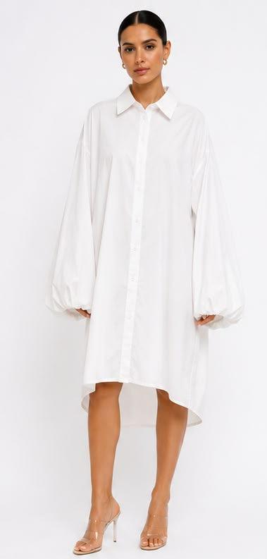 Fitolini Floral Statement Oversized Shirt