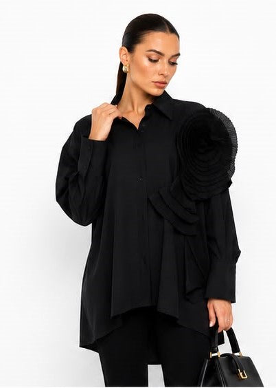 FITOLINI Statement Floral Blouse