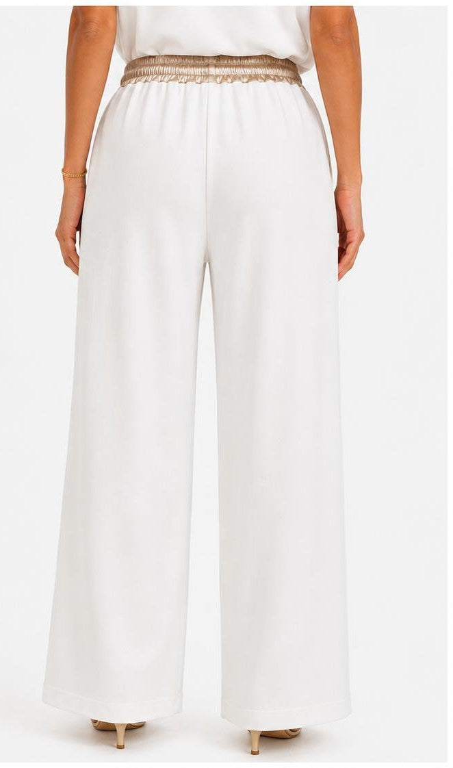 Angela Mara Wide-Leg Pants #34212P