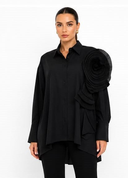 FITOLINI Statement Floral Blouse