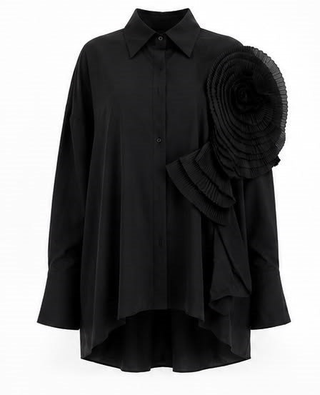 FITOLINI Statement Floral Blouse
