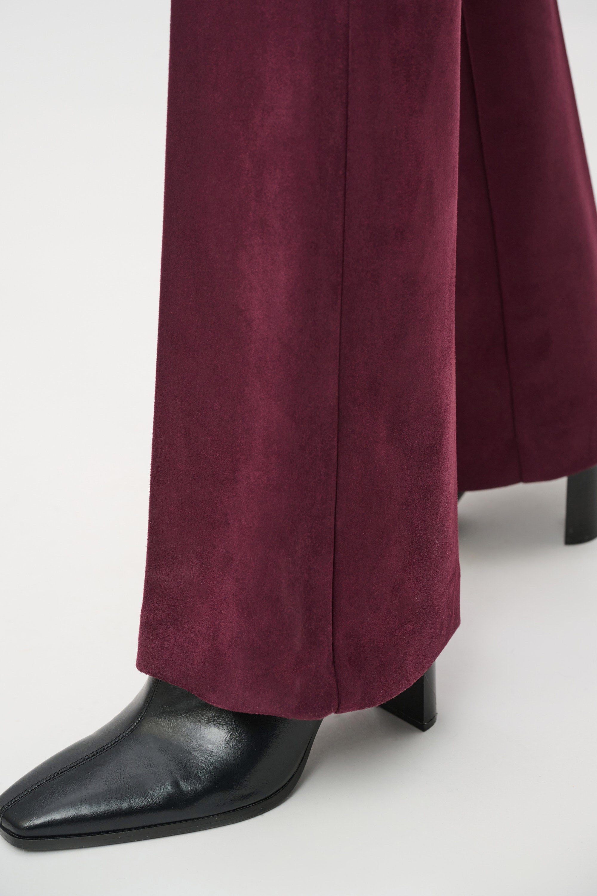 Scuba Suede Flared Pull-On Pants # 263160